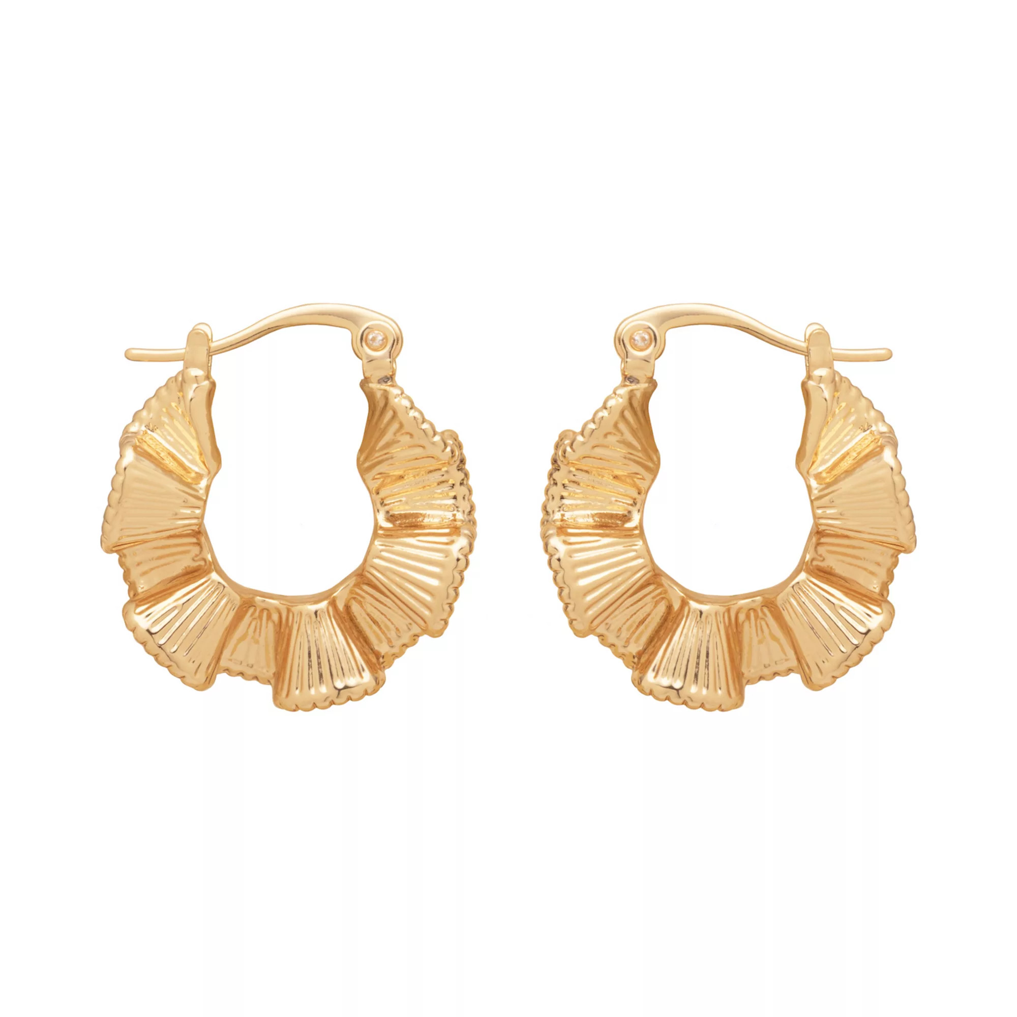 LC Lauren Conrad Ribbed Mini Hoop Earrings | Kohl's