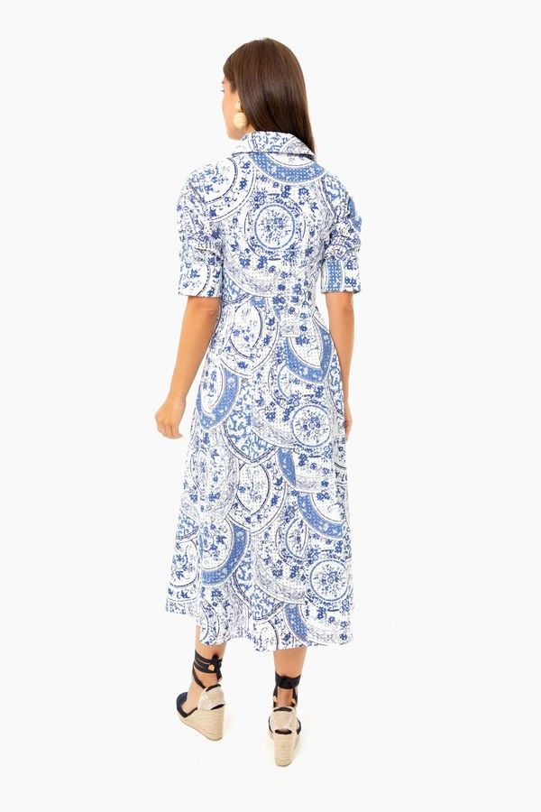 China Blue Porcelain Dress | Tuckernuck (US)