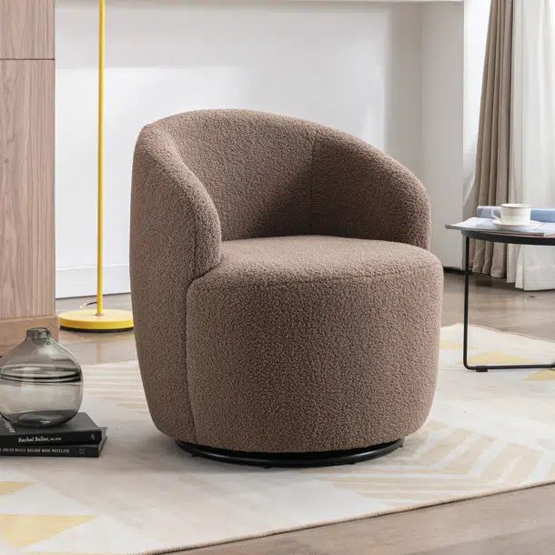 25.6 Wide Accent Chair Barrel Chair | Wayfair Professional