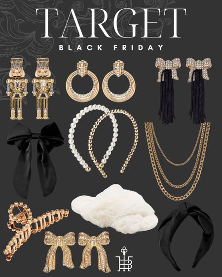 Target Black Friday deals!! 30% off these accessories!



Target, target Black Friday, gold jewelry, earrings, holiday outfit, slippers, look for less, hair clip, headband, hair bow, hair accessories , gift guide, gift for her

#LTKGiftGuide #LTKCyberWeek #LTKHoliday
