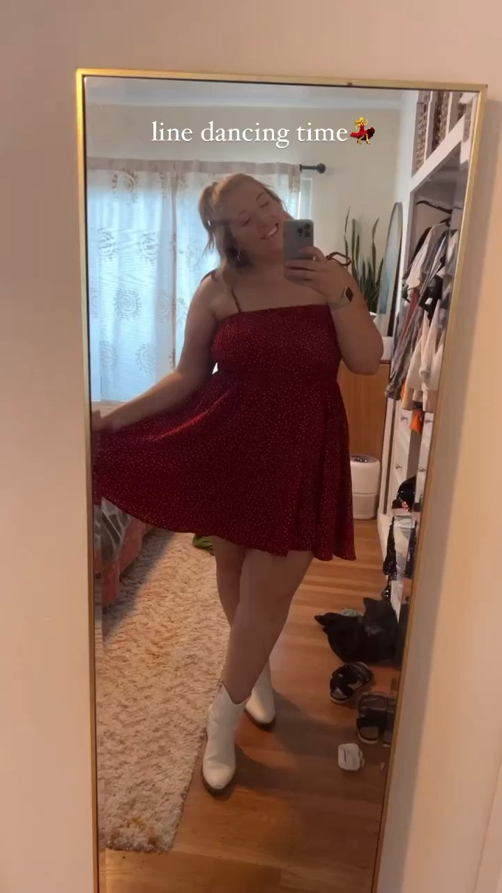 Line dancing outfit of the night 💃✨ Dress is a size XL 

#LTKmidsize #LTKstyletip #LTKplussize