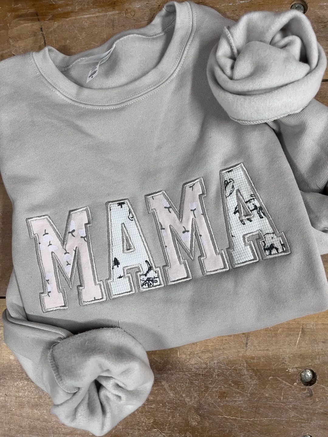 Soft Mama Embroidered Baby Outfit Keepsake Onesie Crewneck Mama Custom Sweater Sentimental Gift f... | Etsy (US)