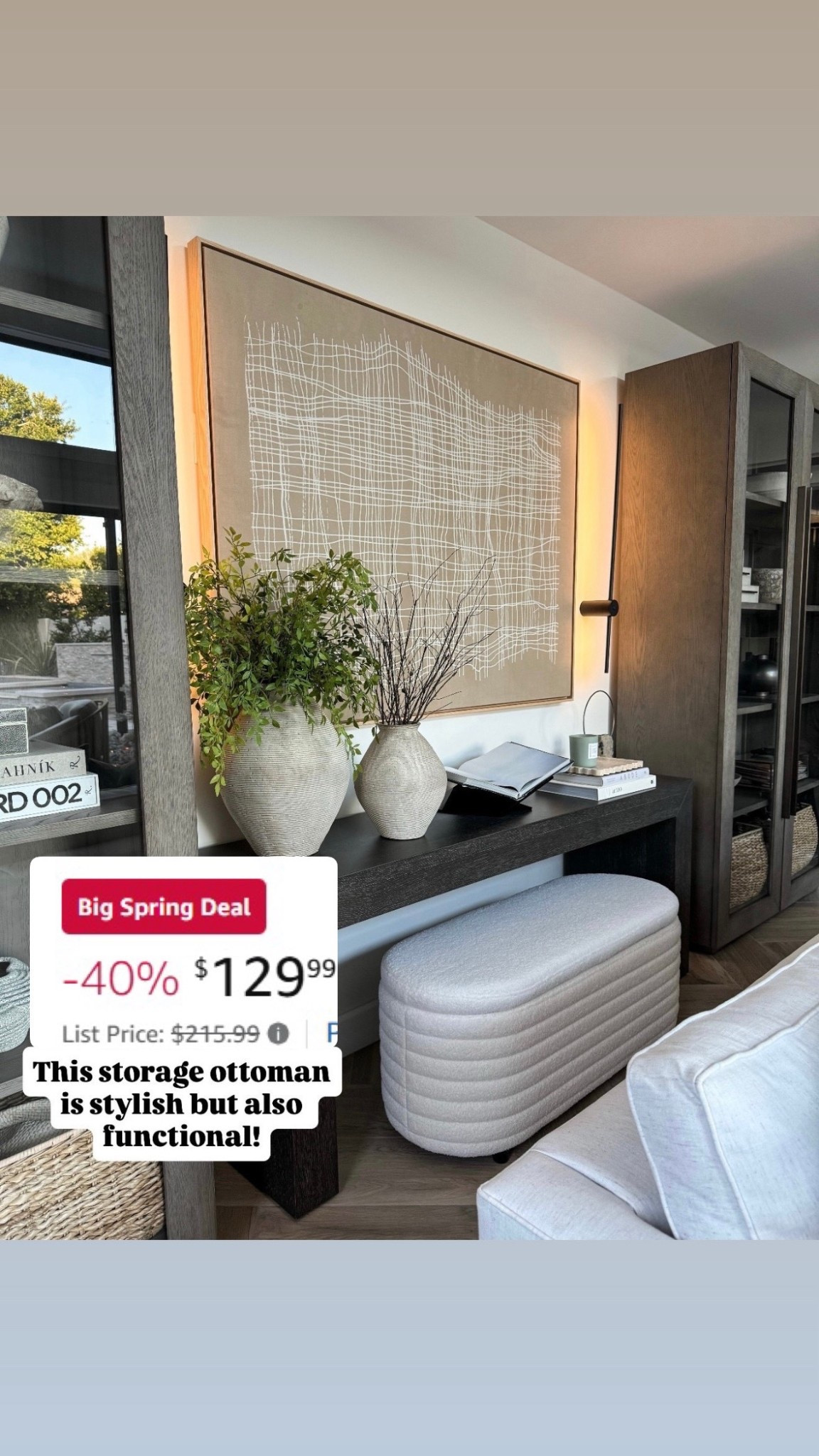 Big Spring Sale save 40%
Effortless Style…Functional Storage
This chic storage bench does double duty . You can store a variety of items in this bench or hide clutter and shoes near an entryway. 

#LTKStyleTip #LTKFamily


#LTKSaleAlert #LTKmomlife #LTKHome