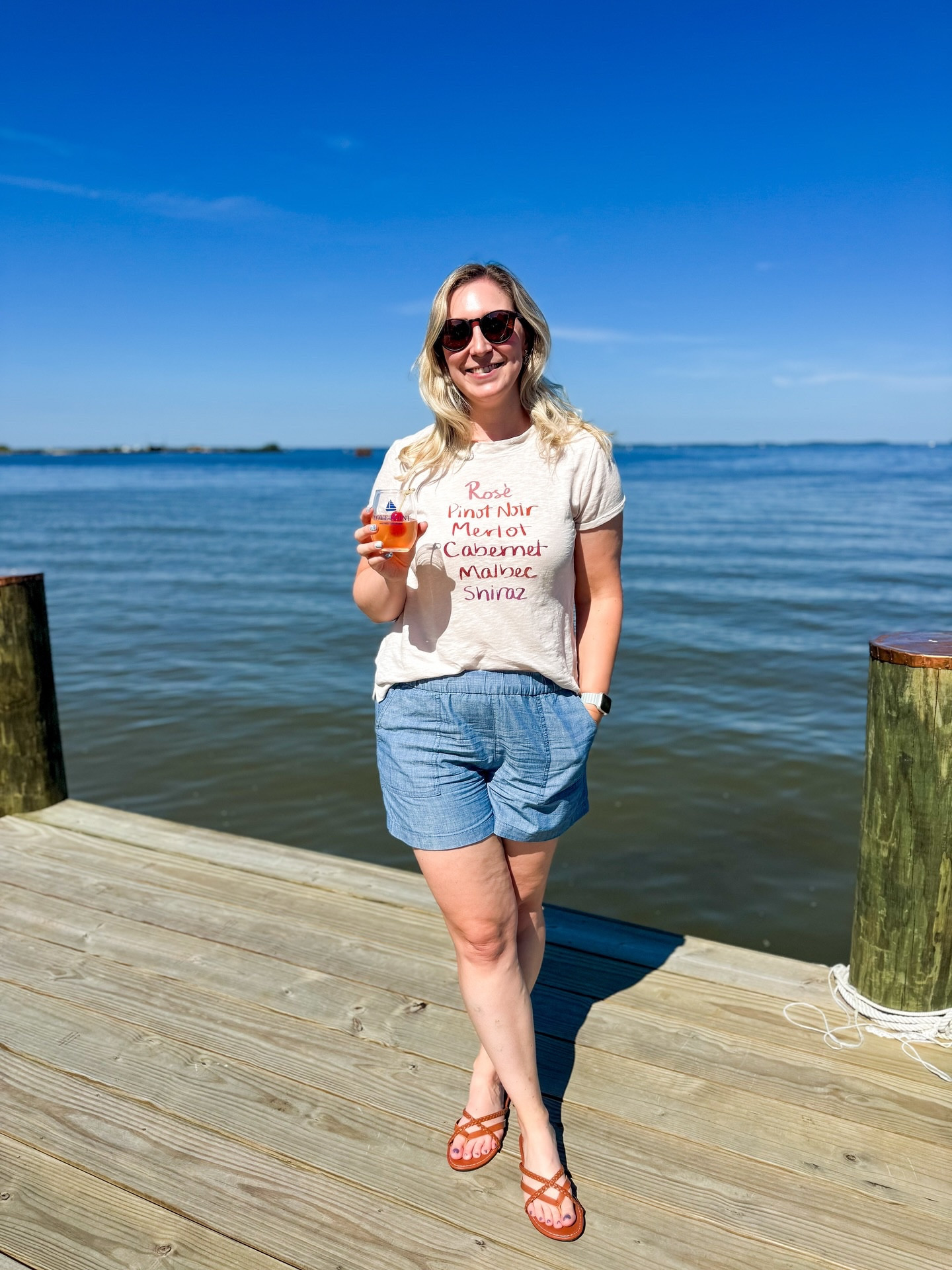 While in Maryland we visited the beautiful @lovepointvineyards. If you’re in the area you definitely have to give this beautiful vineyard a visit! 

I enjoyed a flight and then the white sangria. Highly recommend! You can enjoy seating along the water or on their patio. Plus they are dog friendly! 🐾 Cheers to our next visit!

Outfit details :
Top: @loft 
Shorts: @jcrewfactory 
.
.
.
.
.
#visitmaryland #lovepointvineyards #maryland #vineyard #wine #winelover #vacayvibes #summer #summerfashion #summerlook #summer #vacation #stevensvillemd #loveloft #loftimist #jcrewfactory #over30style #marylandvineyards