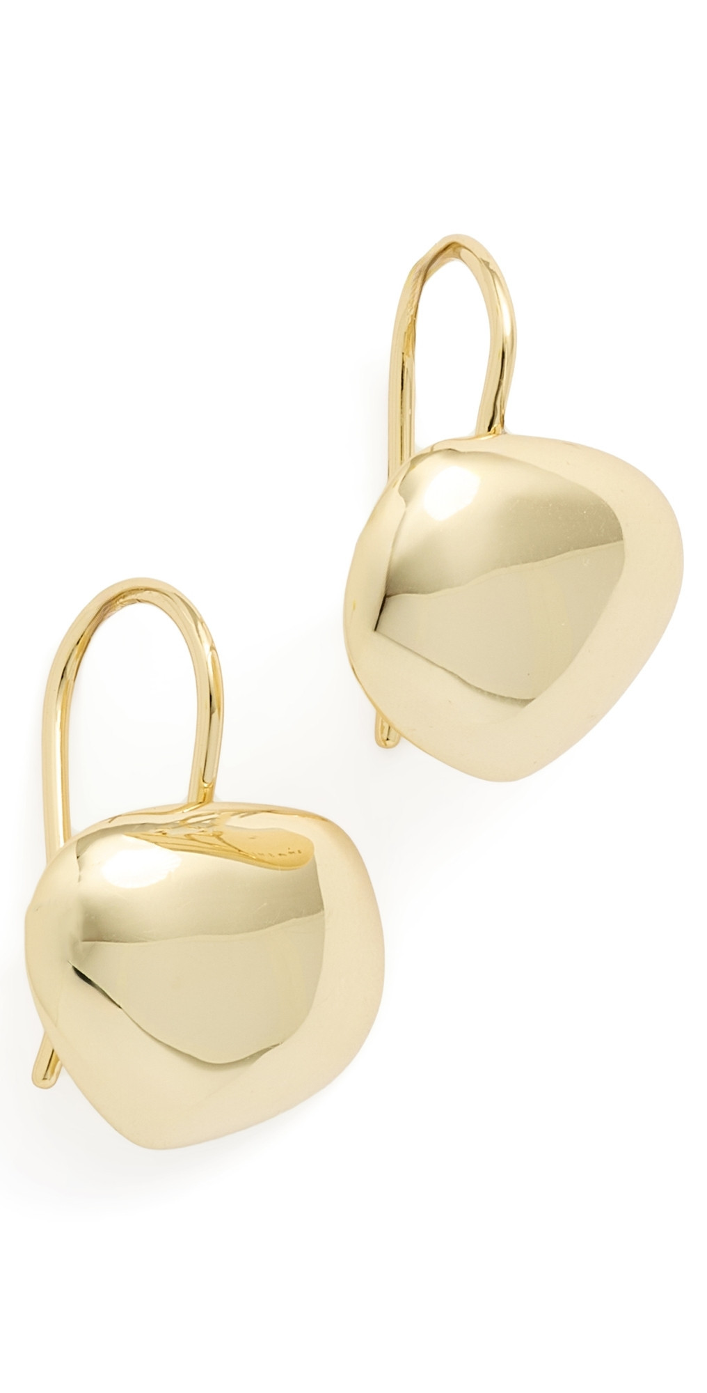SHASHI Carter French Hook Earrings Gold One Size | Shopbop