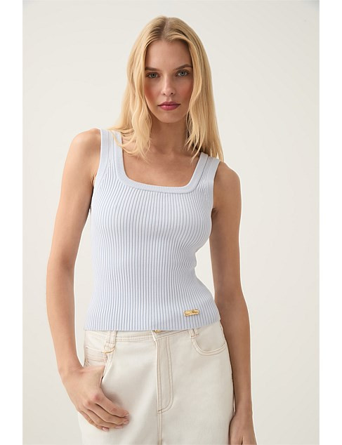 Aje Bronte Knit Tank | David Jones | David Jones (Australia & New Zealand)