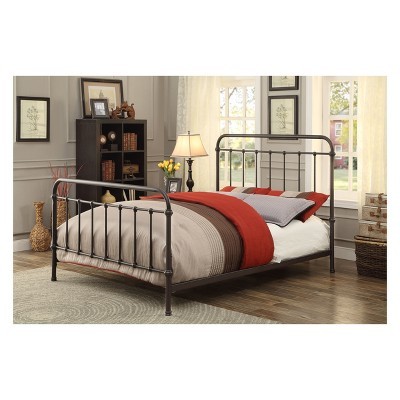 Twin Effy Metal Bed Dark Bronze - HOMES: Inside + Out | Target