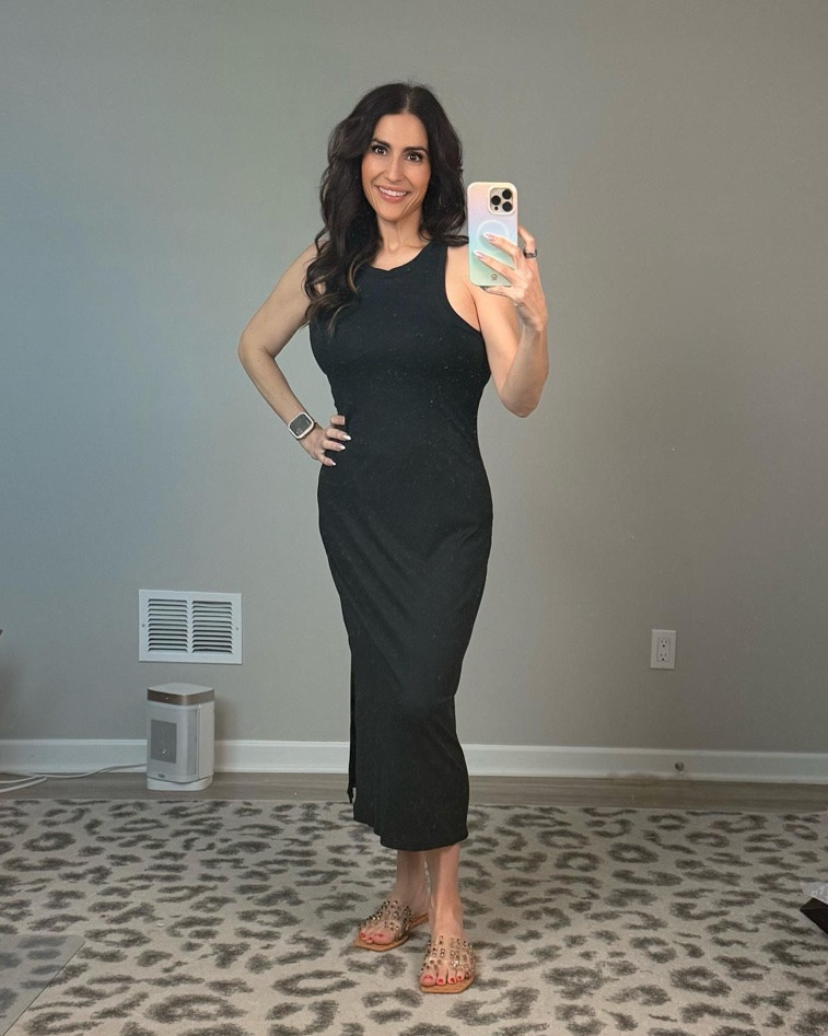The black summer dress you can wear anywhere 🖤

Easy for date night outfits, travel outfits, graduation guest outfits, summer dresses, and wedding guest dress summer events.

Simple, flattering, and so easy to dress up with sandals or jewelry. I love that it has a built in bra too!

Wearing XS

@Target

#LTKootd #LTKOver40 #LTKSeasonal