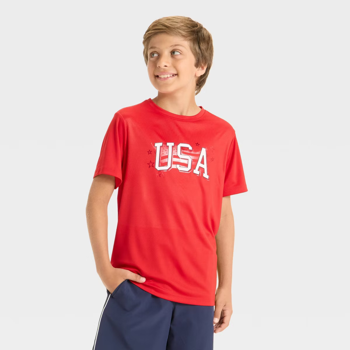 Boys' Short Sleeve 4th of July T-Shirt - All In Motion™ | Target