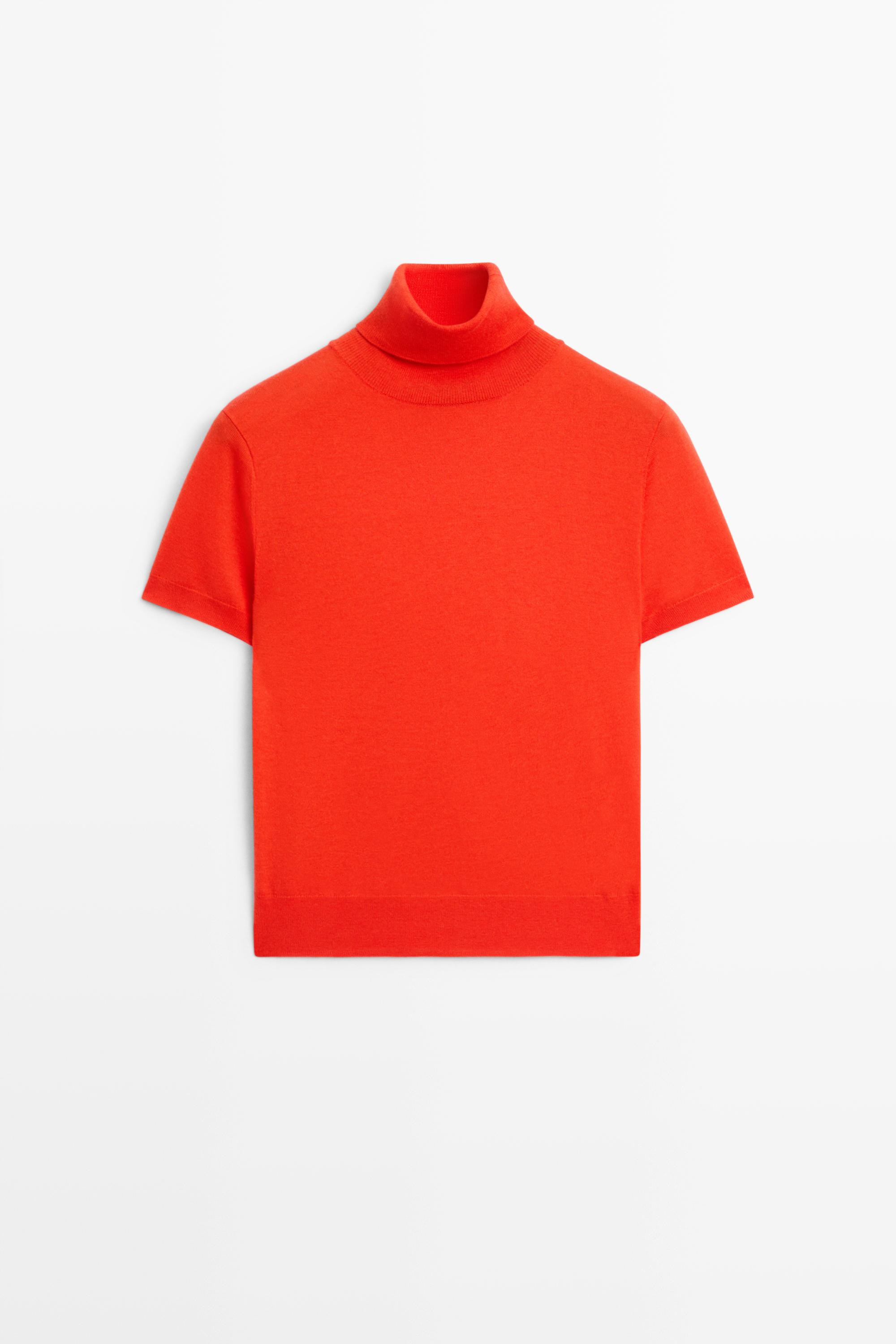 Turtleneck knit sweater | Massimo Dutti UK