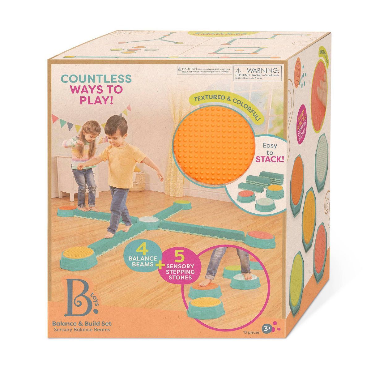 B. toys Interlocking Balancing Beams - Balance & Build Set | Target