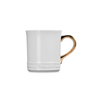 Le Creuset Stoneware Mug With Gold Metallic Handle, 14 Oz. | Wayfair North America