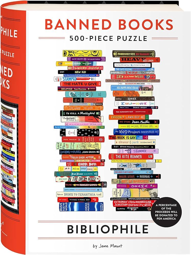 Bibliophile Banned Books 500-Piece Puzzle | Amazon (US)