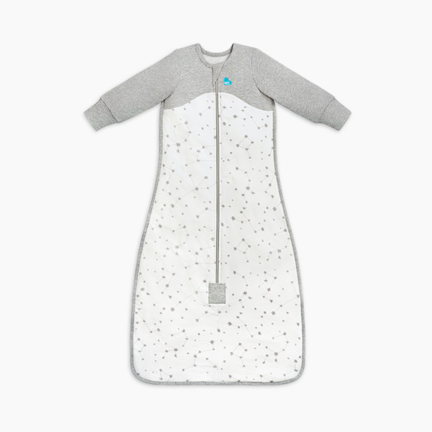 Love to Dream Long Sleeve Sleep Bag Cotton Fleece in White -Stellar Size 6-18 Months | Organic Cotton | Babylist