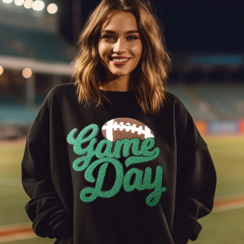 Game Day Football Crewneck Sweatshirt, Game Day Sweatshirt, Football Sweatshirt, Game Day Shirt, ... | Etsy (US)