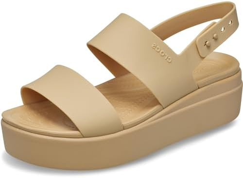 Crocs Women's Brooklyn Low Wedge Sandals | Amazon (US)