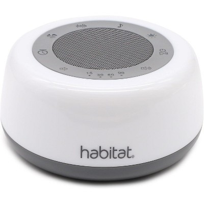 Habitat White Noise Machine, Multi-Color Night Light, 25 Relaxation Sounds and Bluetooth | Target