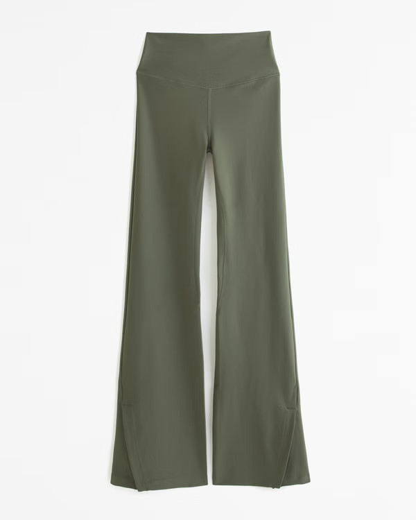 Women's YPB sculptLUX Split-Hem Flare Legging | Women's New Arrivals | Abercrombie.com | Abercrombie & Fitch (US)