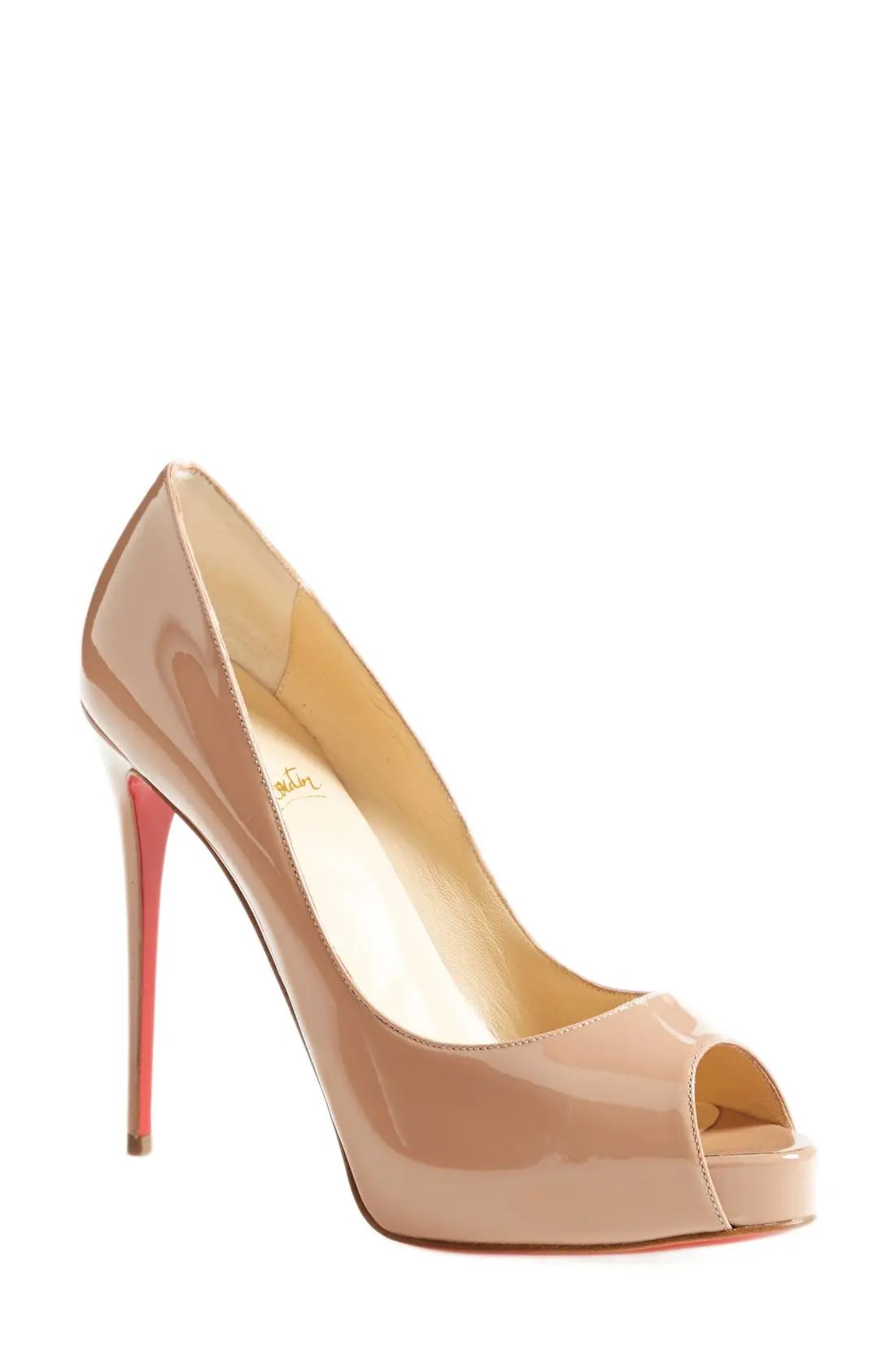 Christian Louboutin 'Prive' Open Toe Pump | Nordstrom