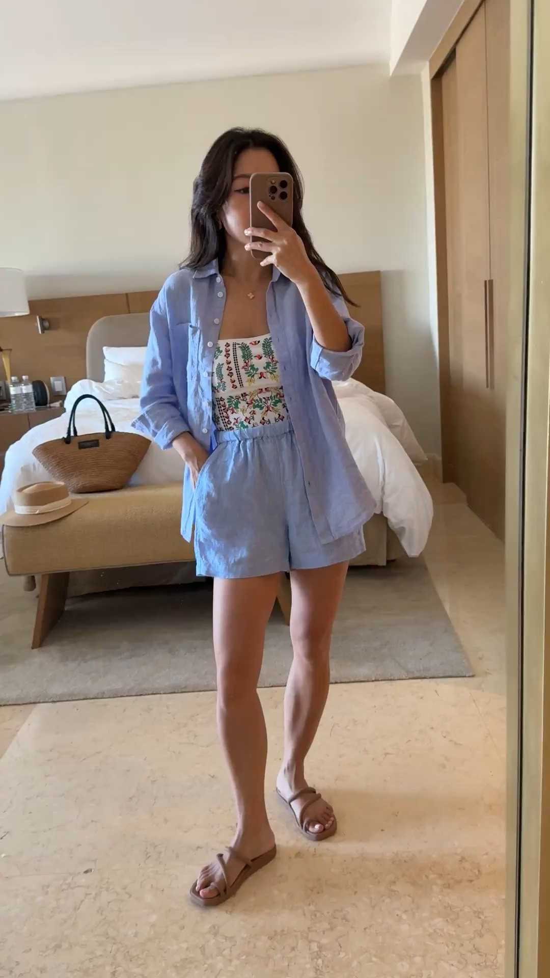• on rare sale! And I highly recommend the vest too. jcrew linen shirt 00 petite, petite sleeve run short so I could also do regular 
• jcrew shorts XXS true to size
• Best quality reversible swimsuits in lots of colors  - soft, good coverage front and back, lightly padded, and actually comfortable for all day wear and swimming with kids!
• Xs swimsuit is a little big on me but TTS (I’m usually XXS in most brands)
• crocs sandals 5, size down if a half size 

Swimsuit , resort outfit , pool and beach style , mom friendly vacation looks

#LTKSaleAlert #LTKmomlife #LTKPetite #LTKmomlife #LTKSaleAlert #LTKPetite