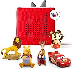 Toniebox Audio Player Starter Set with Woody, Lightning McQueen, Simba, Winnie-The-Pooh, and Play... | Amazon (US)