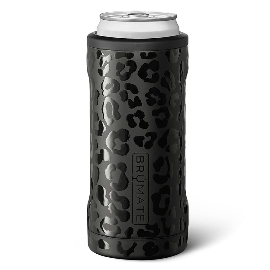 BrüMate Hopsulator Slim Double-Walled Stainless Steel Insulated Can for 12 Oz Slim Cans (Onyx Le... | Amazon (US)