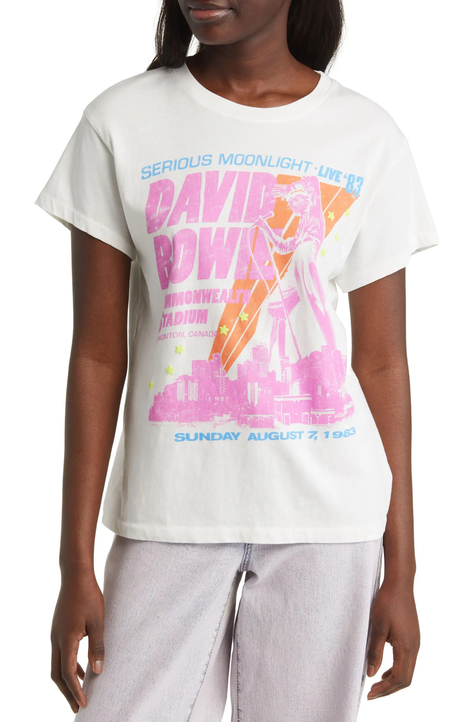 David Bowie Tour Cotton Graphic Tee | Nordstrom