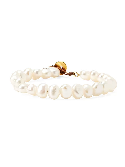 6.5-7MM White Pearl Wrap Bracelet | Saks Fifth Avenue