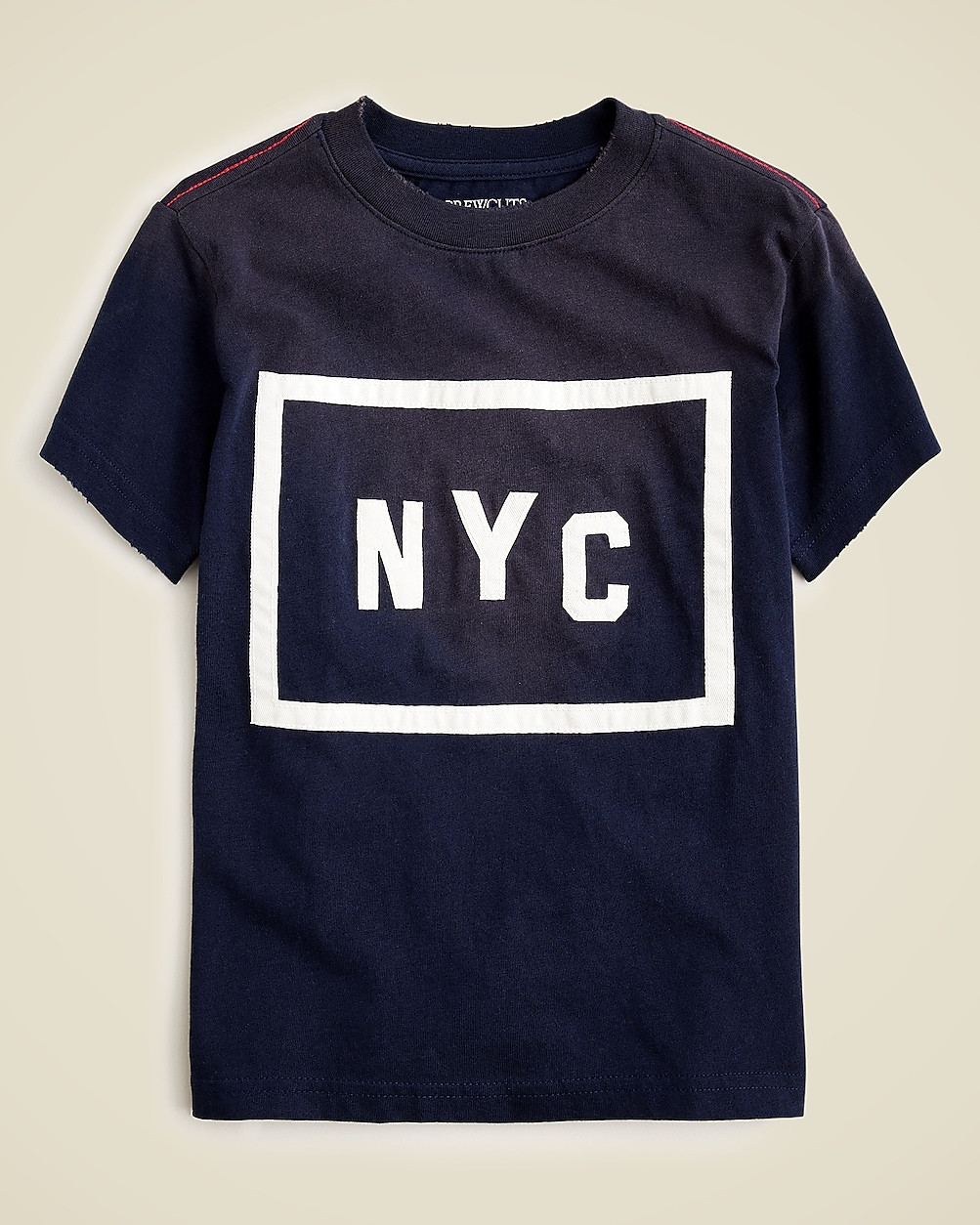 Kids' NYC appliqué graphic T-shirt | J. Crew US