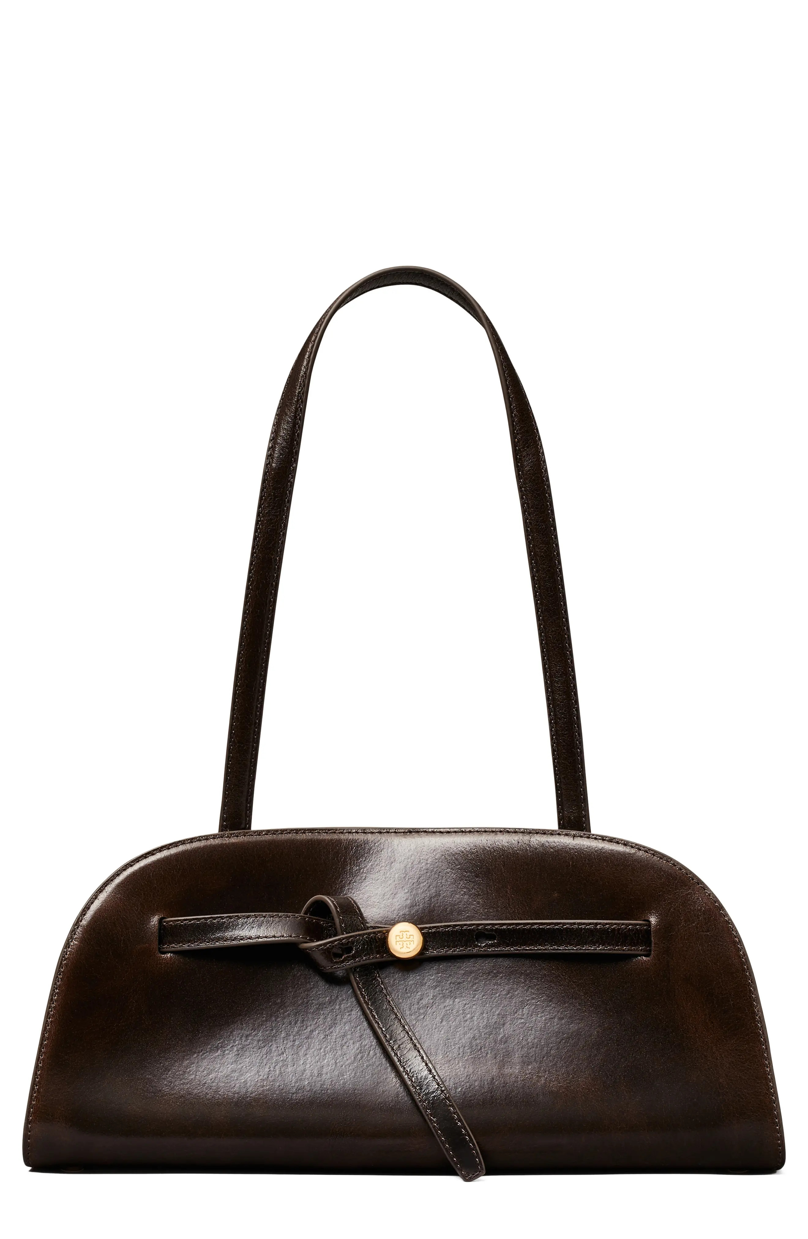 Tory Burch Romy Suede Bauletto Shoulder Bag (Women) | Nordstrom | Nordstrom