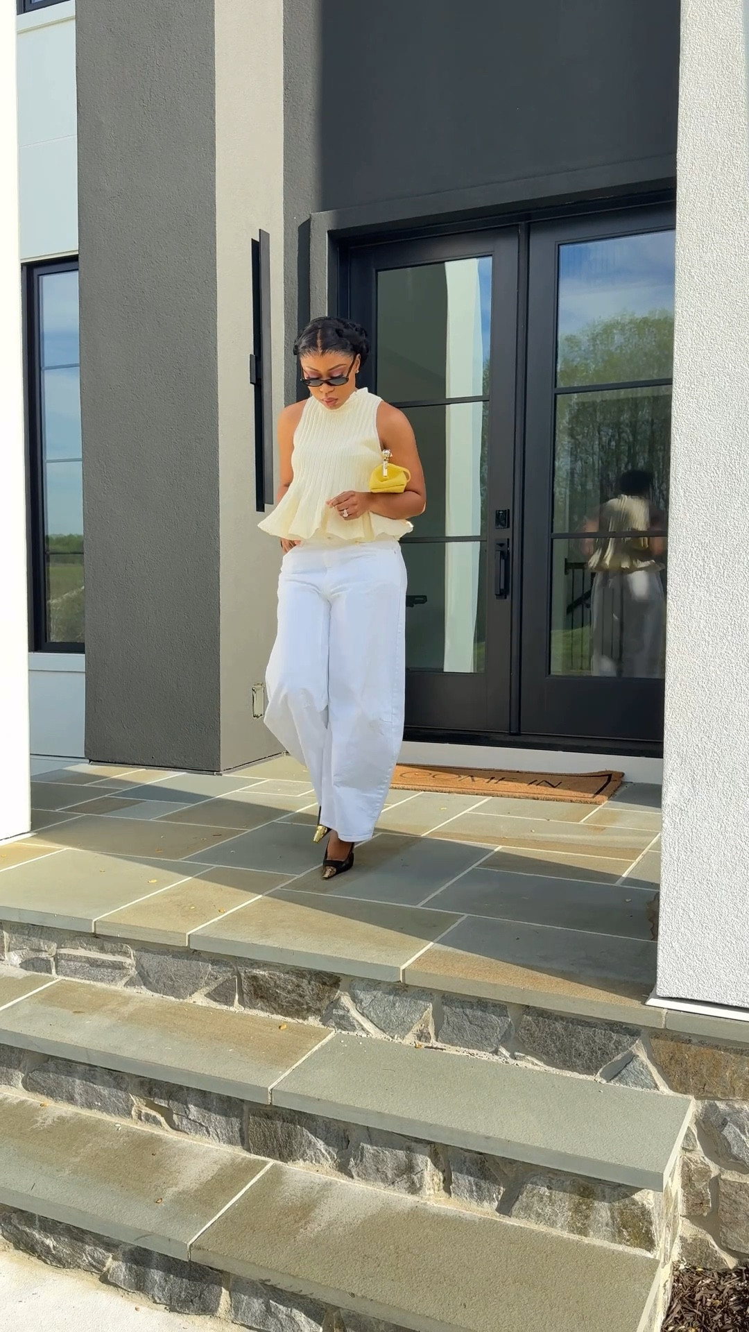 This is your sign to bring out your white denim. Love the fit and style of these balloon jeans and it’s under $70

Nothing feels more like spring than crisp white + soft butter yellow. It’s light, effortless, and so easy to dress up or down.

Where are you wearing this look?

#LTKSeasonal #LTKOver40