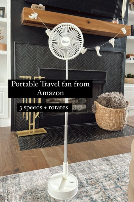 Portable/ foldable 8” travel fan with three speeds and rotates from Amazon! 

Amazon find
Amazon gadget
Amazon home  

#LTKfindsunder50