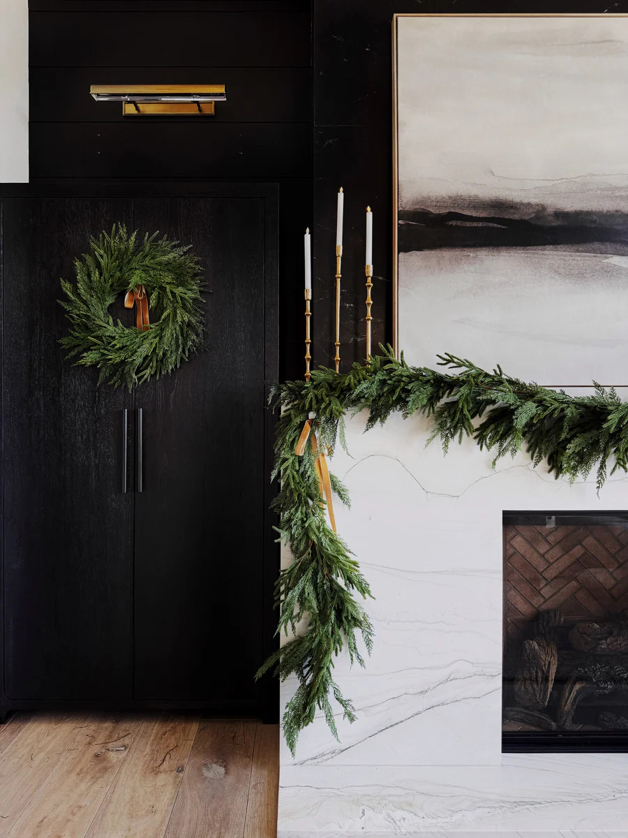 Norfolk & Cypress Mix Faux Garland | The Style Edit Collective