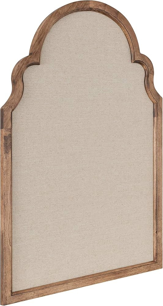 Kate and Laurel Hogan Farmhouse Framed Arch Fabric Pinboard, 24 x 36, Natural Rustic, Decorative ... | Amazon (US)