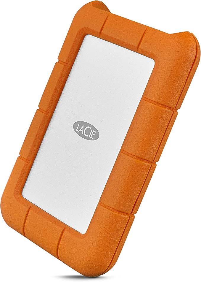 LaCie Rugged USB-C 2TB External Hard Drive Portable HDD – USB 3.0 compatible, Drop Shock Dust R... | Amazon (US)