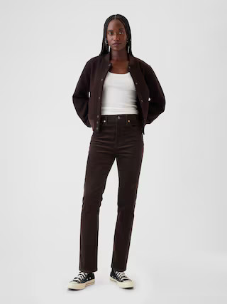 High Rise Corduroy Vintage Slim Pants | Gap (CA)