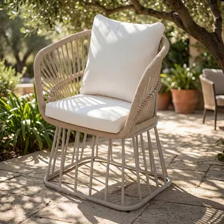 Christopher Knight Home - Outdoor Wicker Dining Chair with Steel Frame & Cushion (Set of 1/2/4/6)... | Bed Bath & Beyond