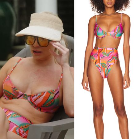 Lindsay Hubbard’s Pink Tropical Print Bikini