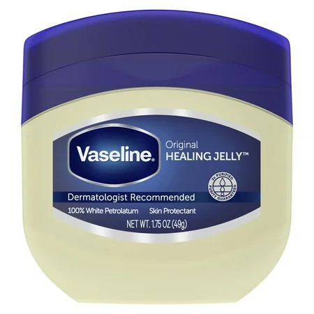 Vaseline 100% Pure Petroleum Jelly Original Unscented Body Moisturizer for All Skin Dryness, 1.75 oz | Walmart (US)