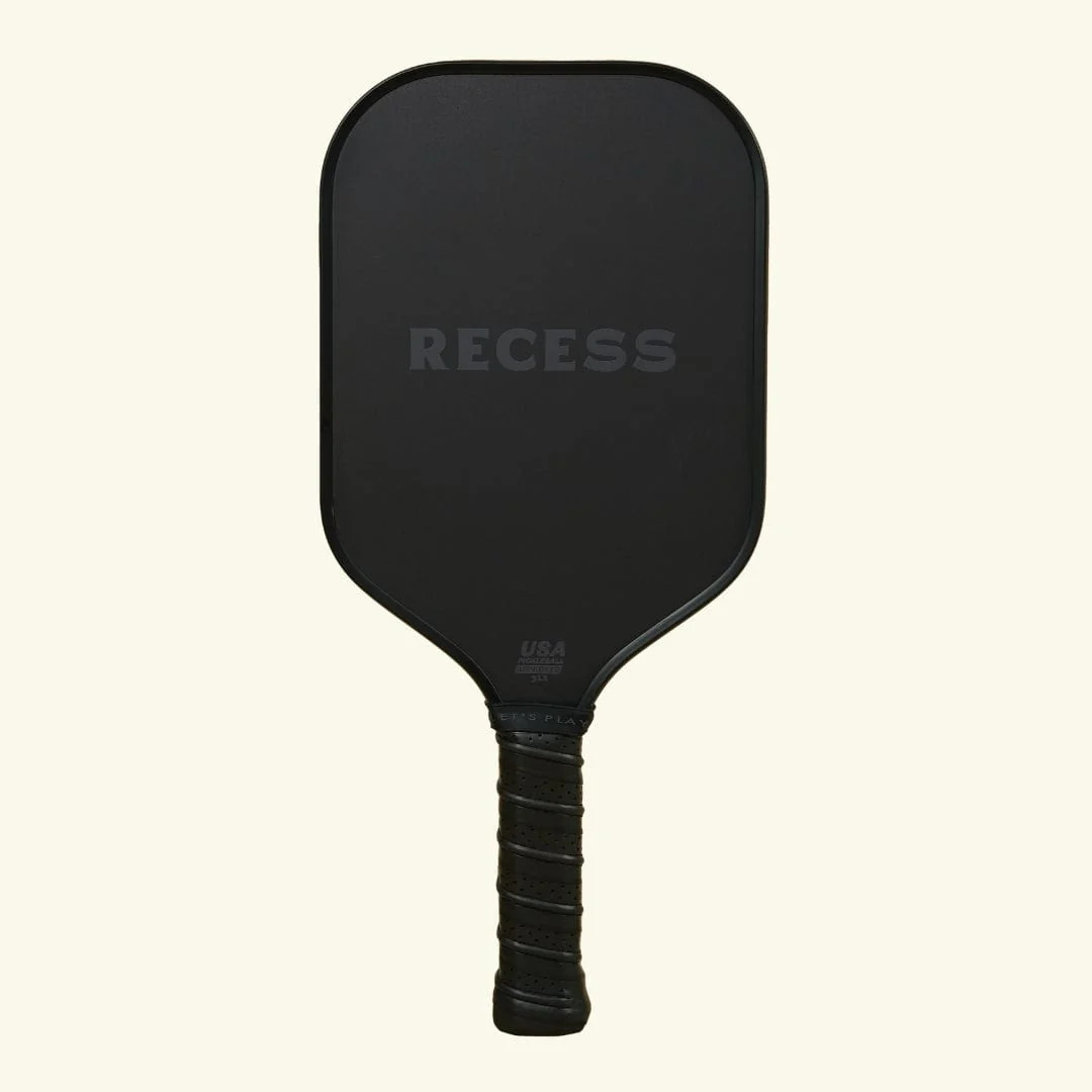 Advanced Midnight Black Pickleball Paddle | Recess | Recess Pickleball