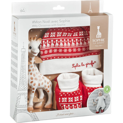 Click for more info about Christmas With Sophie Hat & Socks Set