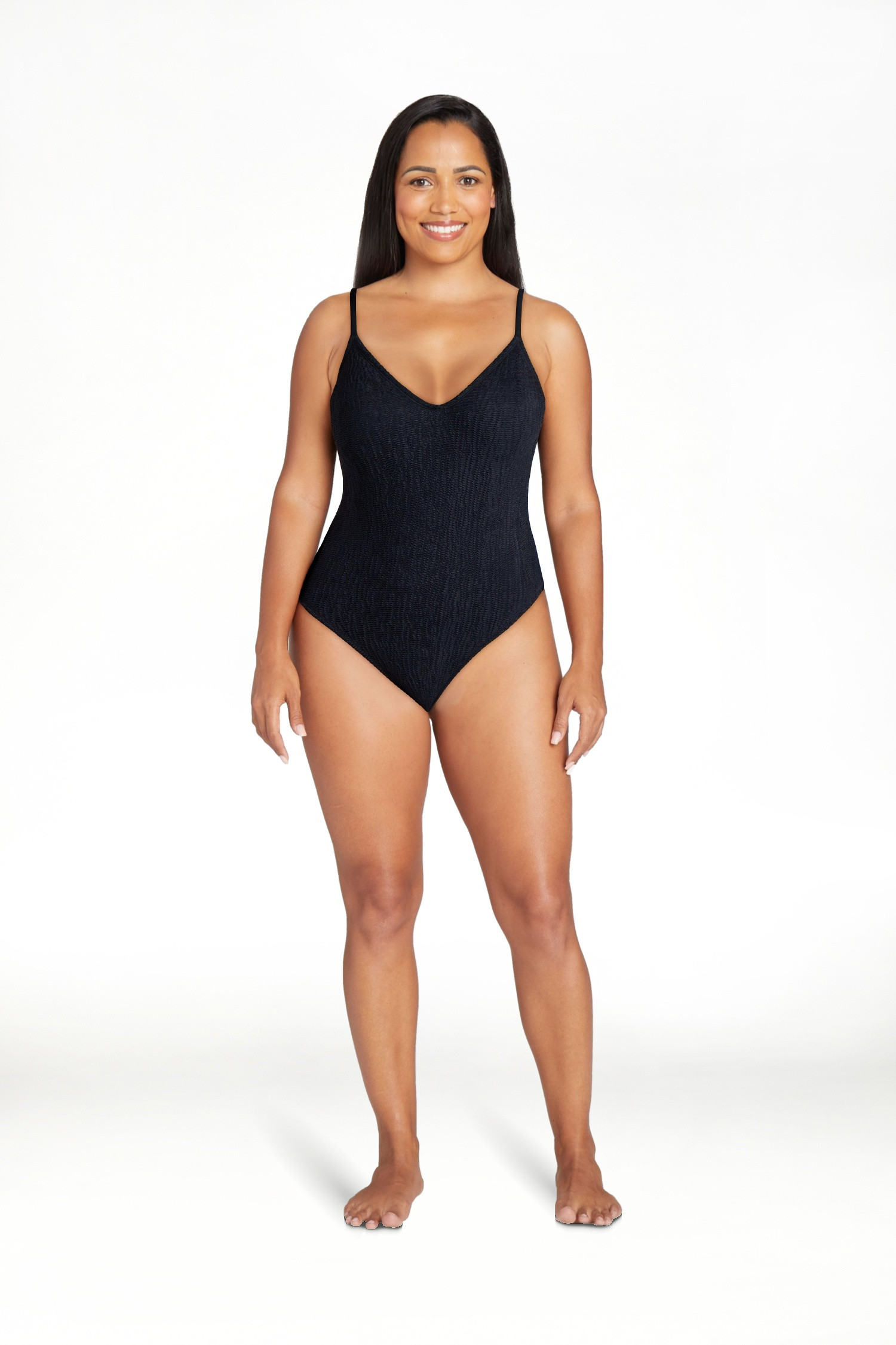 No Boundaries Crinkle One-Piece Swimsuit, Women’s | Walmart (US)