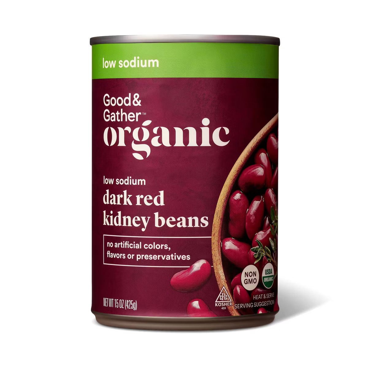 Organic Low Sodium Kidney Beans - 15oz - Good & Gather™ | Target
