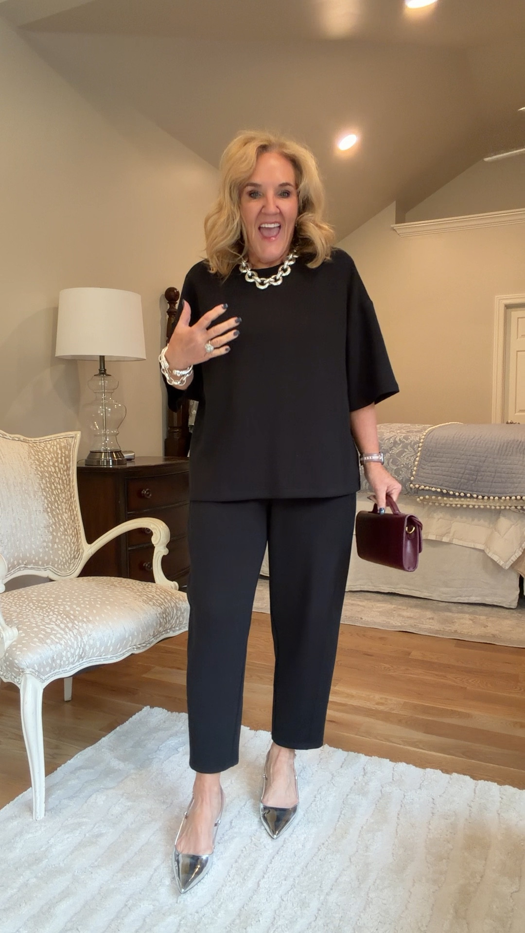 @Spanx Spanx buy more save more 
Relaxed tee and barrel pants in air essentials 
So easy to dress up or down. 
Linking some of my favorite pieces to pick up during this sale

#LTKOver40 #LTKSaleAlert #LTKPetite