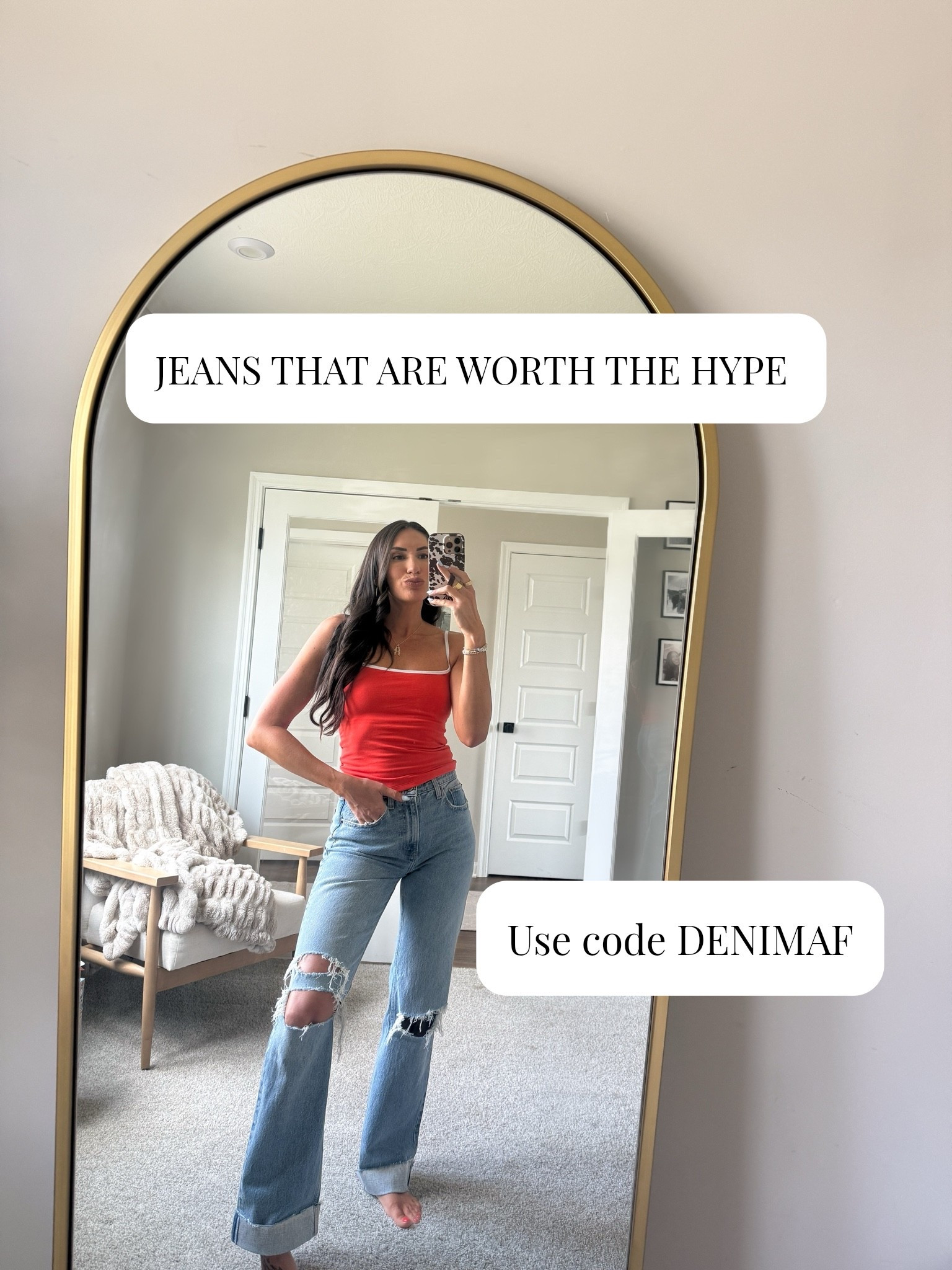 Abercrombie denim sale 👖🦋
I’m 5’9 & I am wearing a 26-27 long / extra long 
Wearing small in the tops

#LTKgrwm #LTKdayinmylife #LTKootd