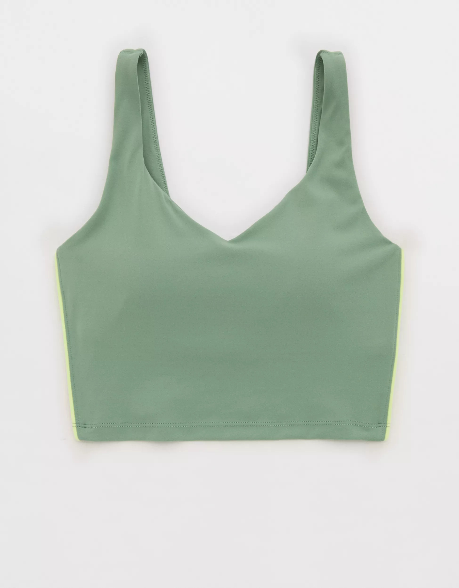 OFFLINE By Aerie Real Me Track Low Key Longline Sports Bra | Aerie