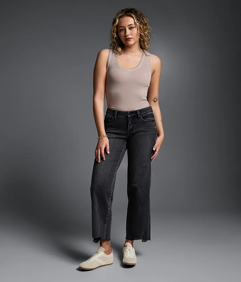 Fit No. 53 Cropped Wide Leg Stretch Jean | Buckle