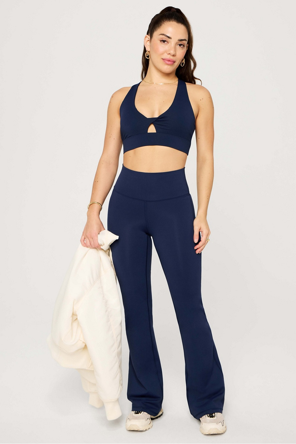 Oasis Twist Medium Impact Sports Bra | Fabletics - North America