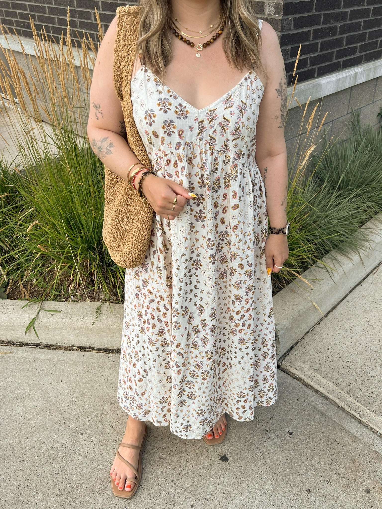Dress is 60% off! Wearing my usual size L. Low stock, so I linked super similar also from Old Navy! I’m a 9.5-10 shoe and wear a 10 in the crocs sandals. Exact Canadian dress and crocs links under “similar products”

#LTKsummer #LTKdresses #LTKmidsize