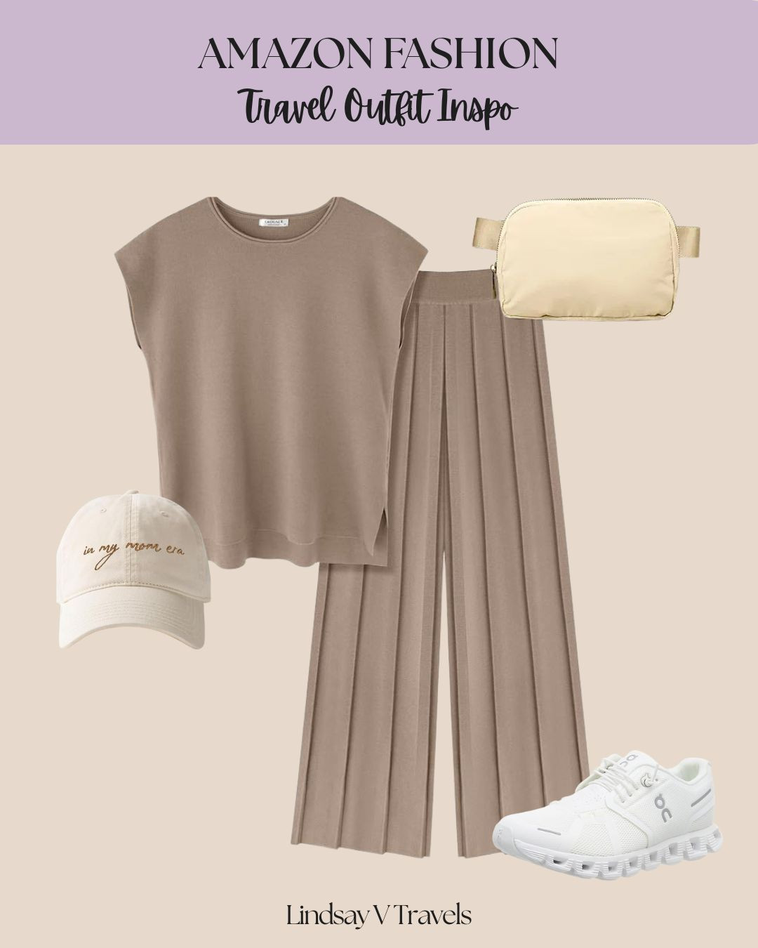 Current vibe: Effortless, comfy, and cool mom on the go. 😎
This 2-piece knit lounge set is soft, flattering, and seriously cute for travel days or running errands. I added my fave belt bag, my “in my mom era” cap, and the comfiest On Cloud sneakers (that I swear by for long walks). 

 

#LTKSeasonal #LTKFindsUnder50 #LTKTravel